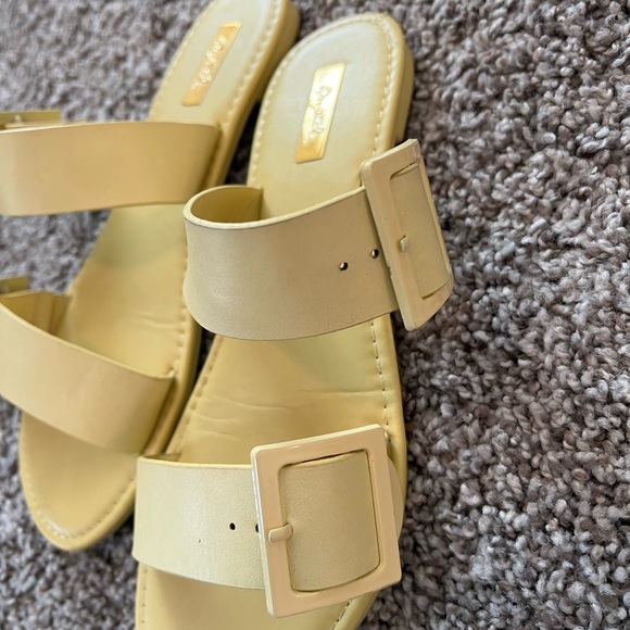 Yellow Buckle Sandals - Picture 3 of 4